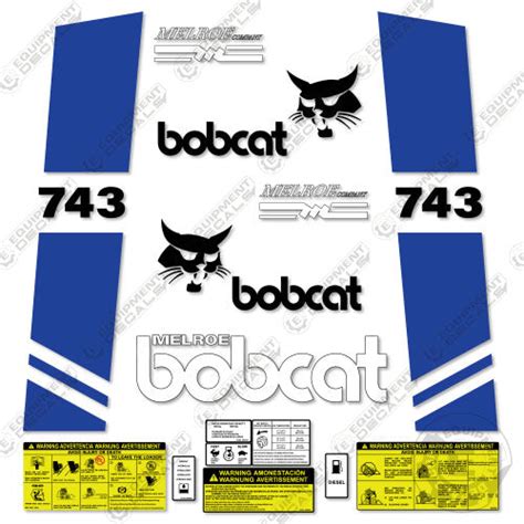 bobcat skid steer decal|bobcat 743 decal kit.